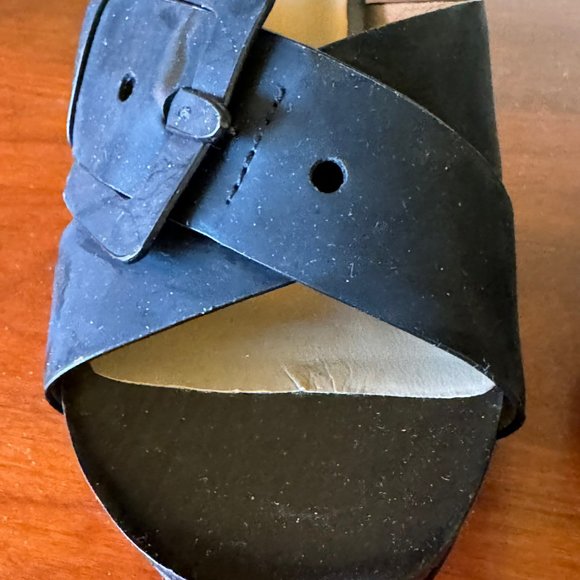 Donald J Pliner Elaine Black Soft Patent Mules NIB, Sz 8.5M - Picture 5 of 12